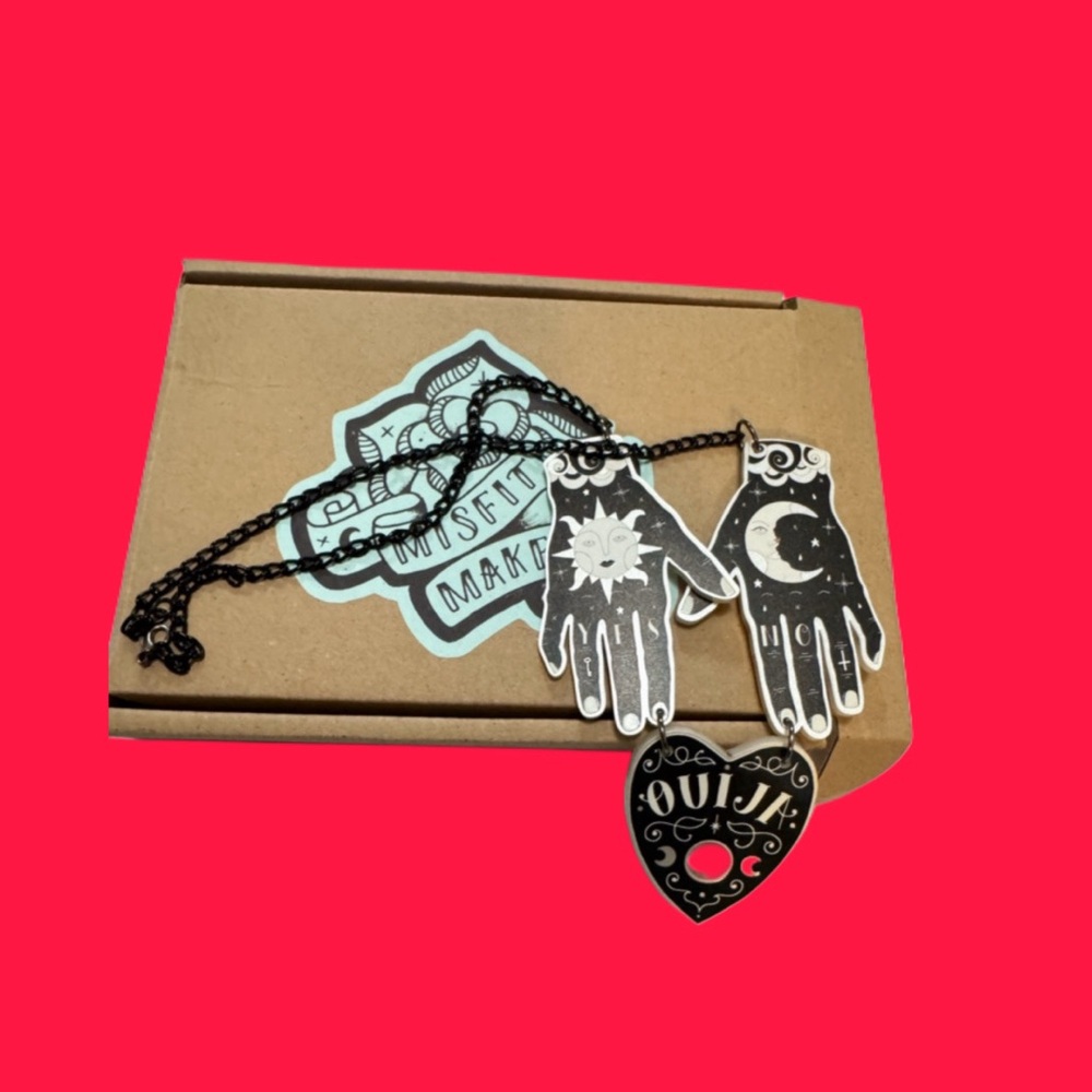 Misfit Makes Ouija Necklace 22”